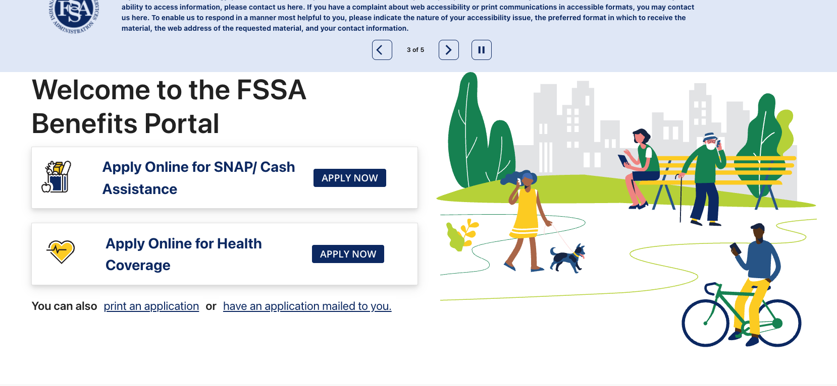 Indiana Encourages Benefit Recipients To Create Online Portal Accounts
